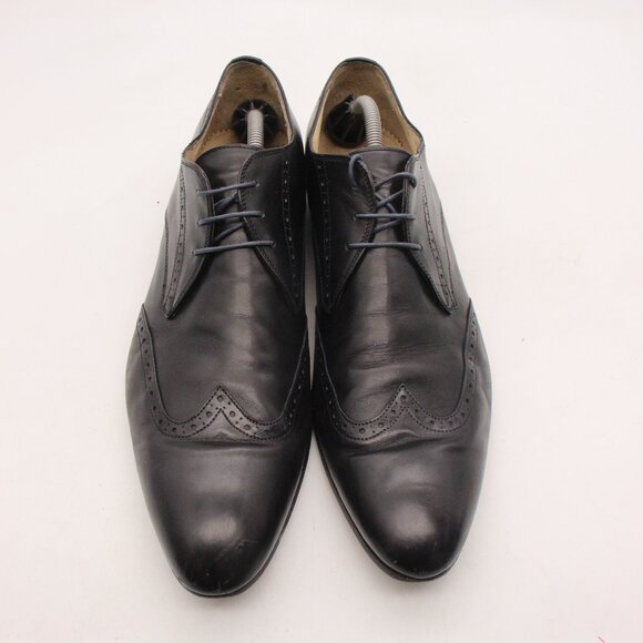 Paul Smith Brogue Men\'s Size EU 45 Wingtip Black Leather Oxford Dress Shoes main image 6